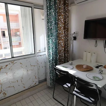 Daire Studio Cabine Climatise Proche Mer Et Commerces, Ideal Pour 4 Personnes - Fr-1-307-269 *